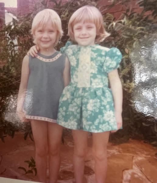 Chanie and Marise as little girls